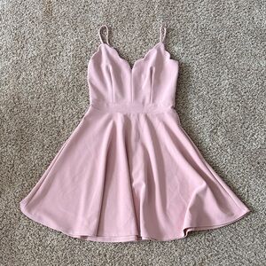 B Darlin Pink Mini Dress